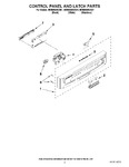 Diagram for 02 - Control Panel And Latch Parts