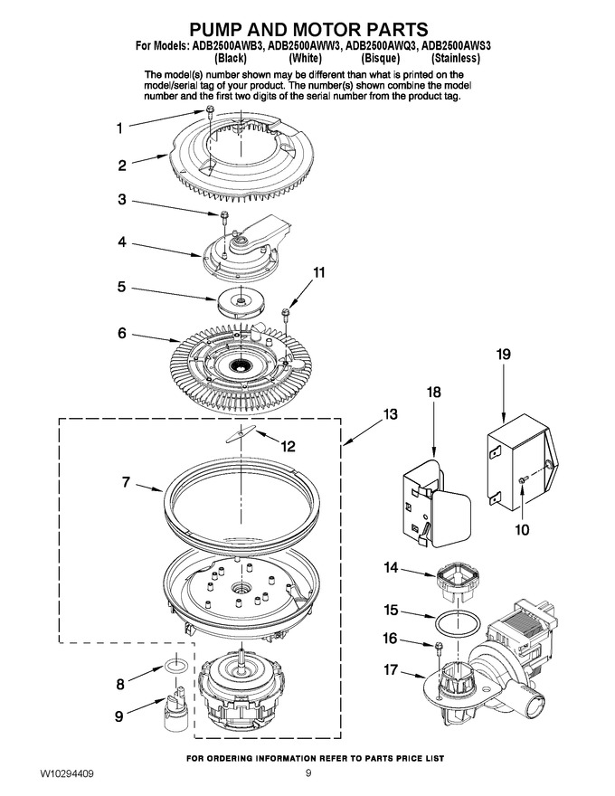 Diagram for ADB2500AWS3