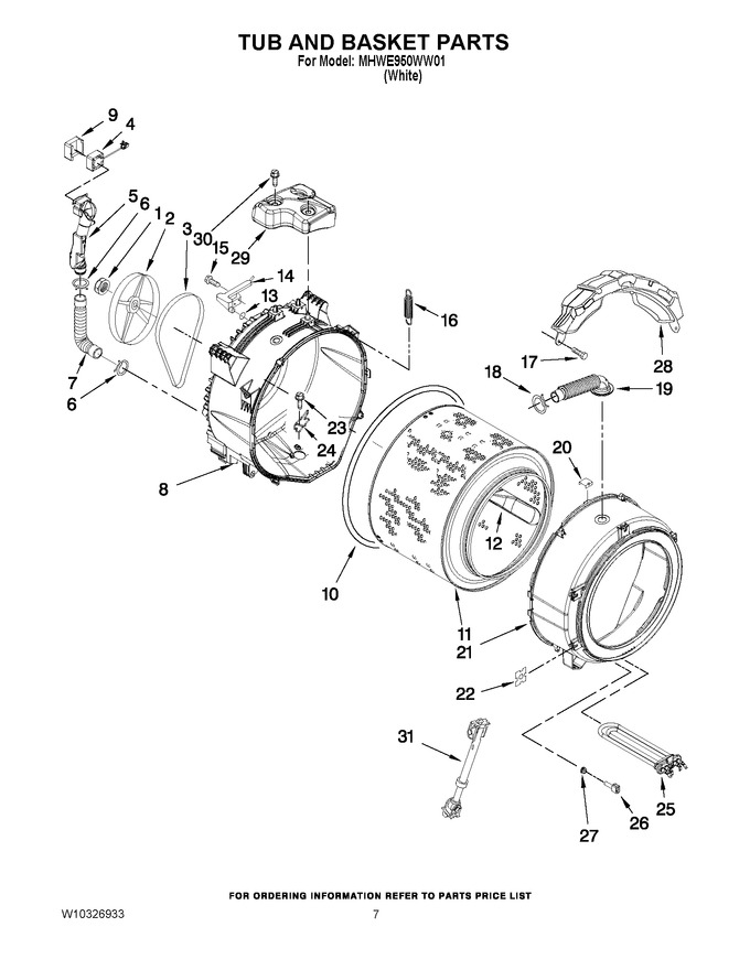 Diagram for MHWE950WW01