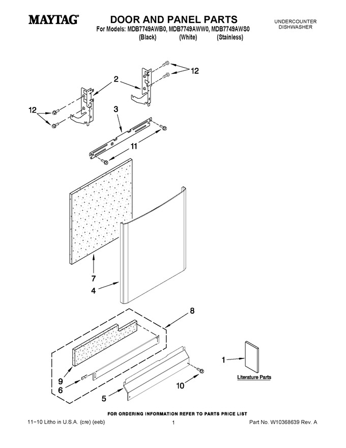 Diagram for MDB7749AWB0