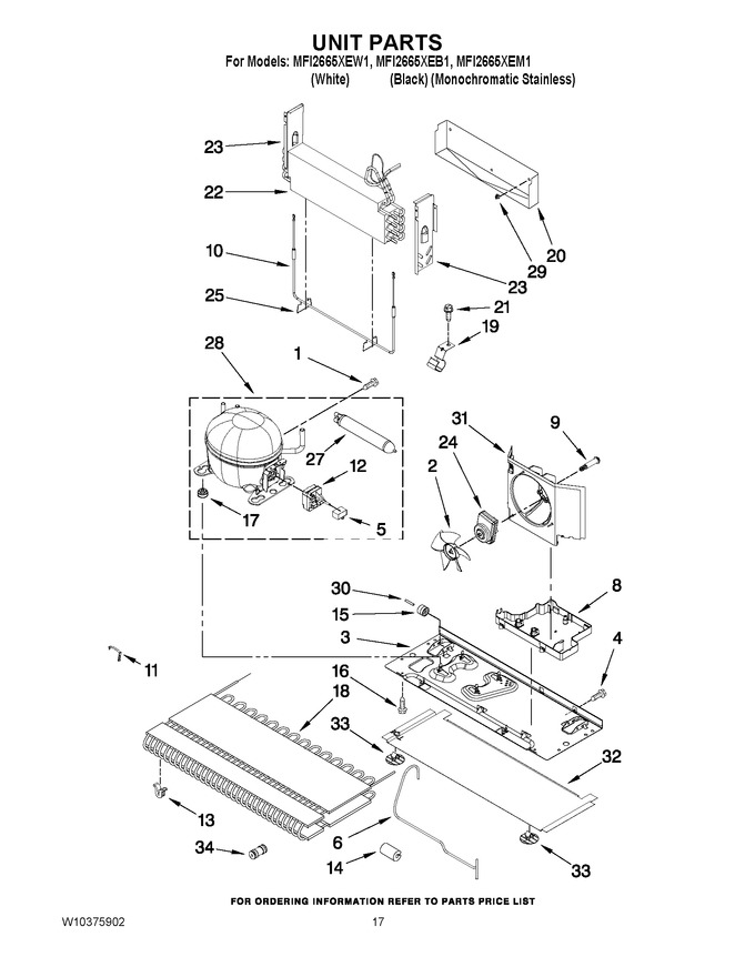 Diagram for MFI2665XEW1