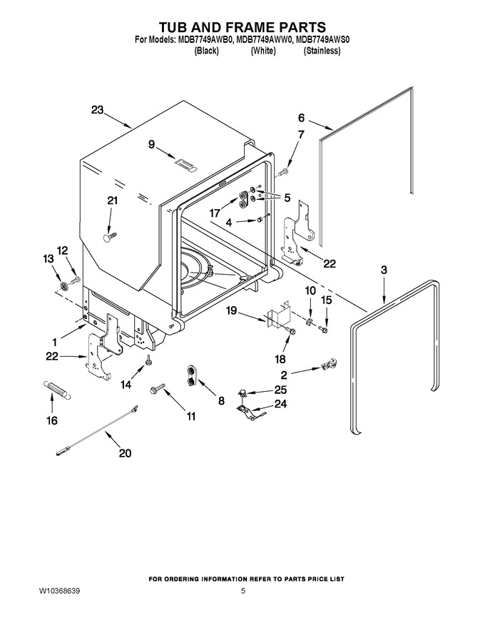 Diagram for MDB7749AWB0