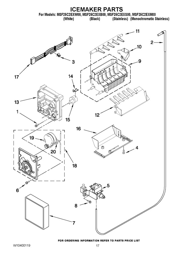 Diagram for MSF25C2EXB00