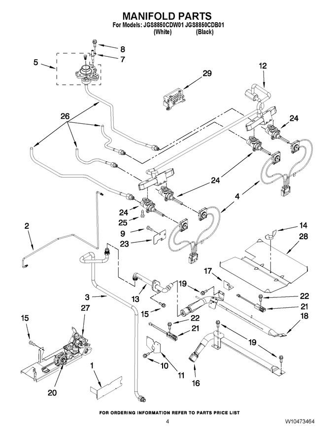 Diagram for JGS8850CDW01