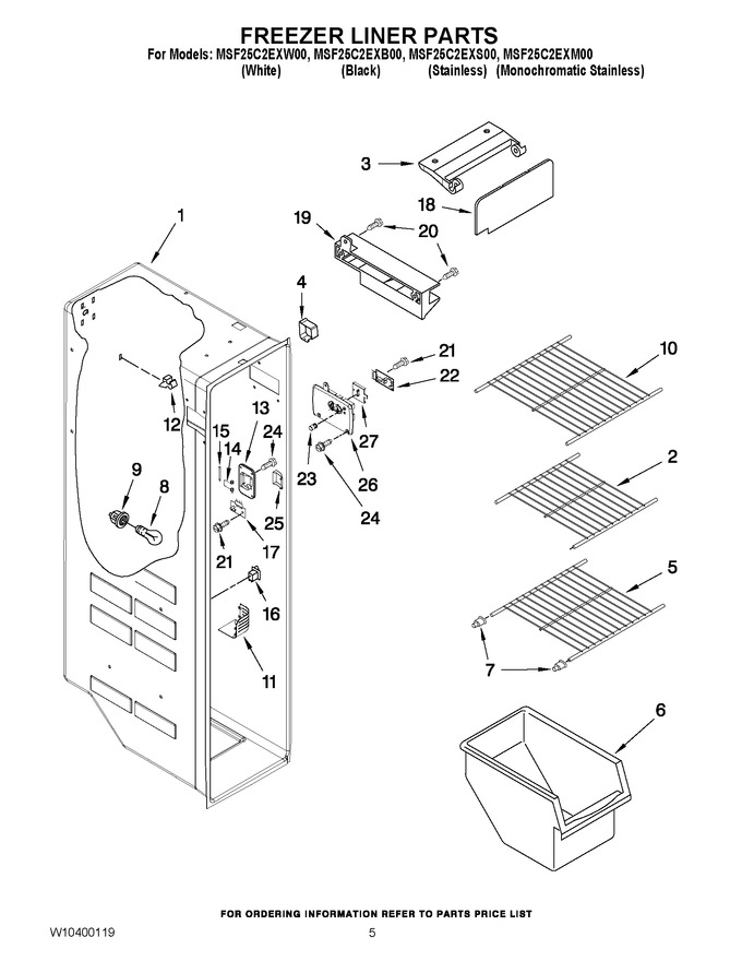 Diagram for MSF25C2EXM00