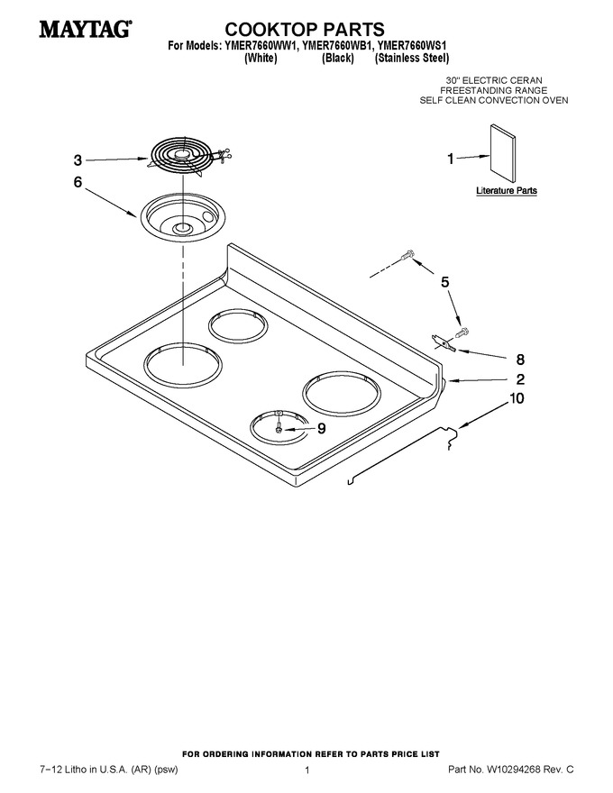 Diagram for YMER7660WB1