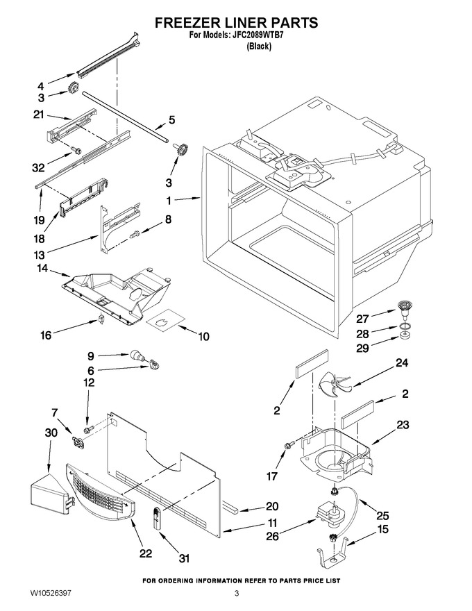 Diagram for JFC2089WTB7