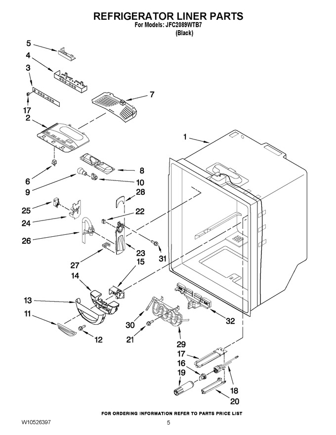 Diagram for JFC2089WTB7
