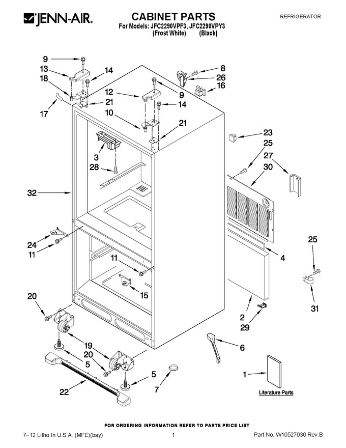 Diagram for JFC2290VPF3