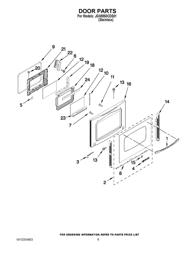 Diagram for JGS8850CDS01