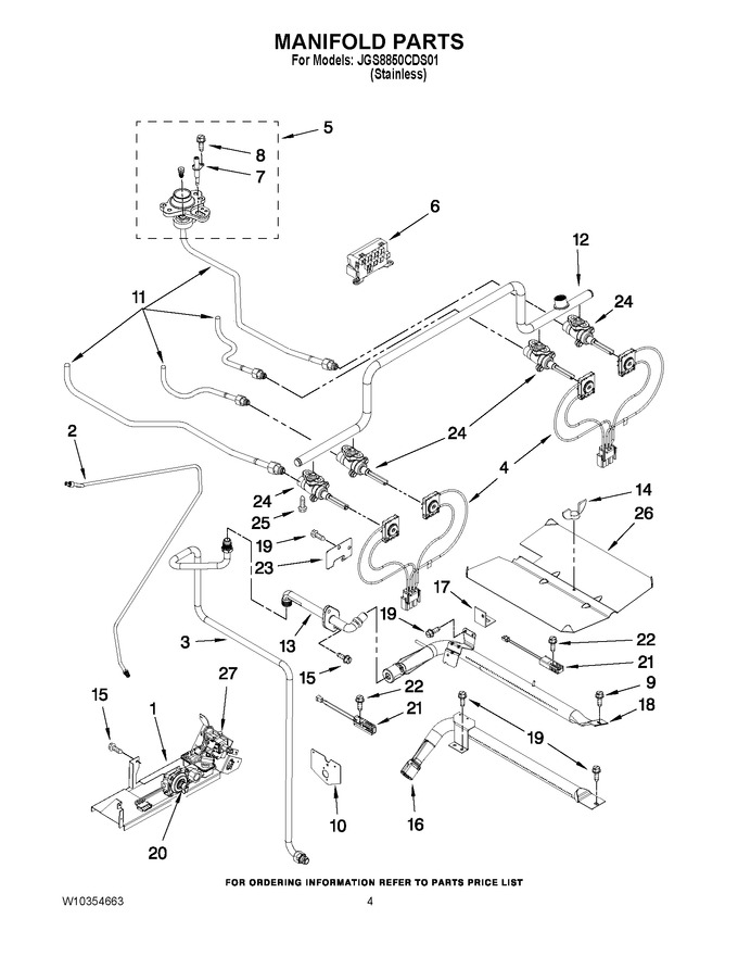 Diagram for JGS8850CDS01