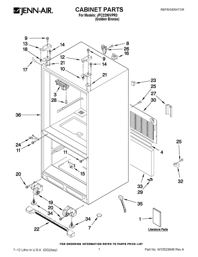 Diagram for JFC2290VPR3