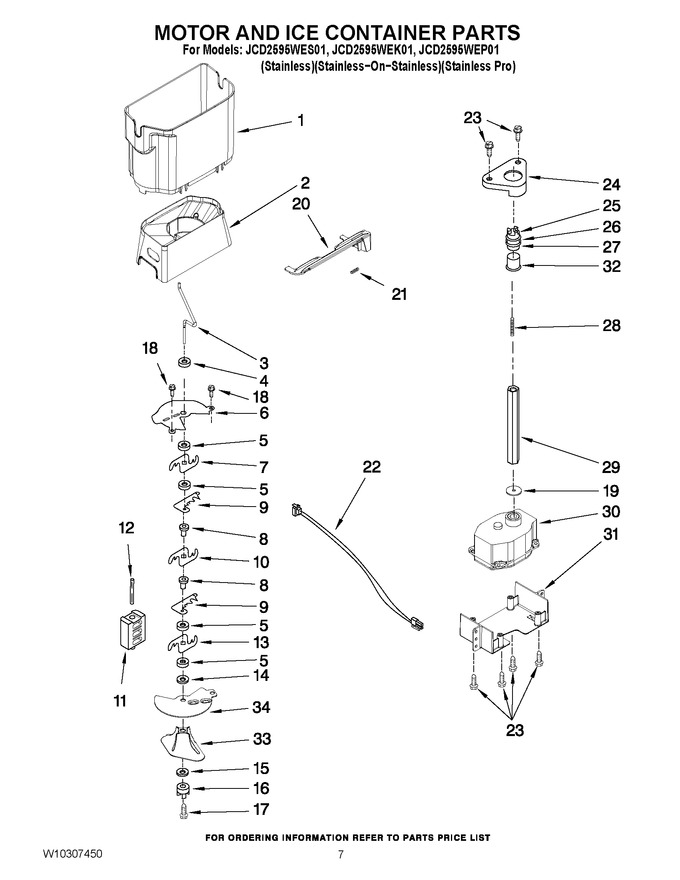 Diagram for JCD2595WES01
