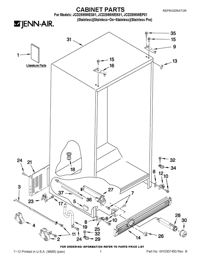 Diagram for JCD2595WES01