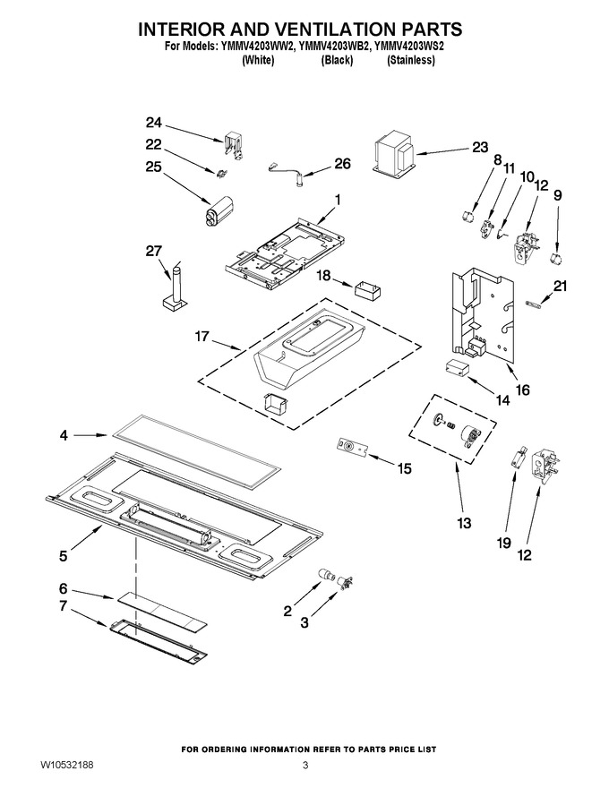 Diagram for YMMV4203WB2