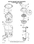 Diagram for 03 - Motor, Basket And Tub Parts