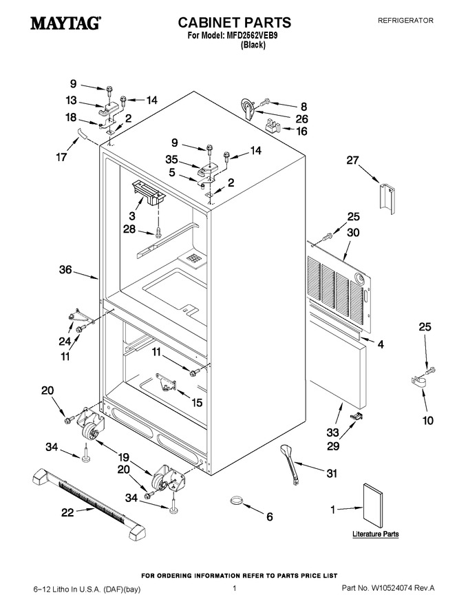 Diagram for MFD2562VEB9