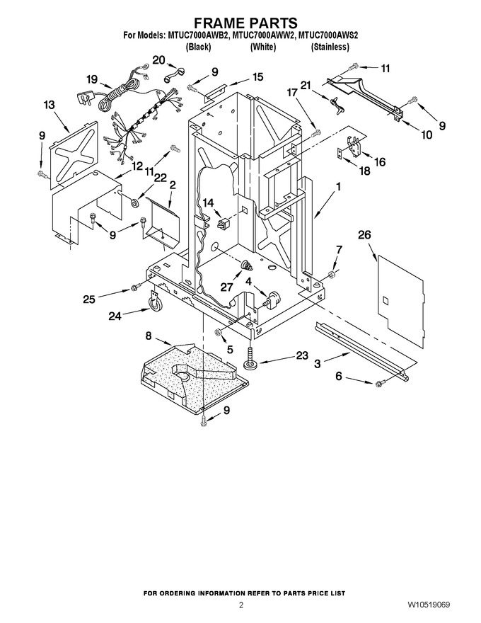 Diagram for MTUC7000AWW2