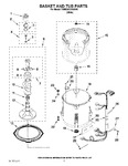 Diagram for 03 - Basket And Tub Parts