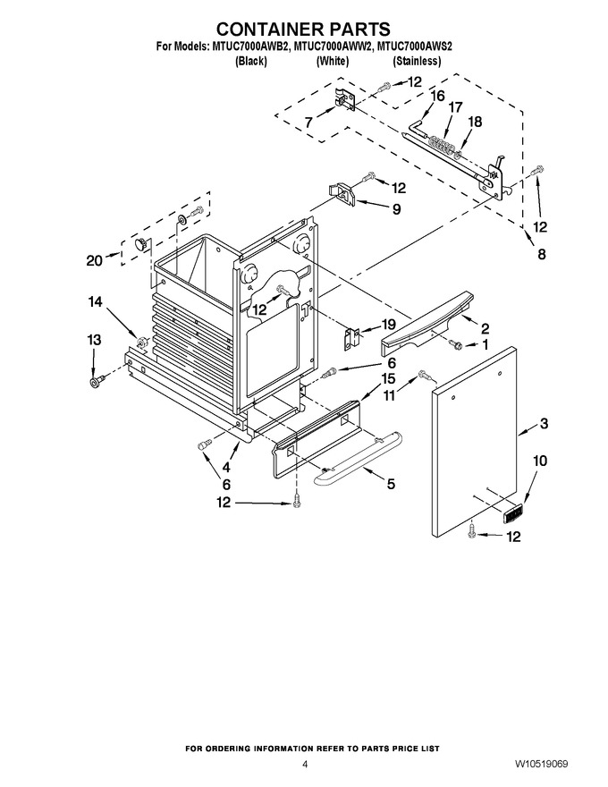 Diagram for MTUC7000AWB2