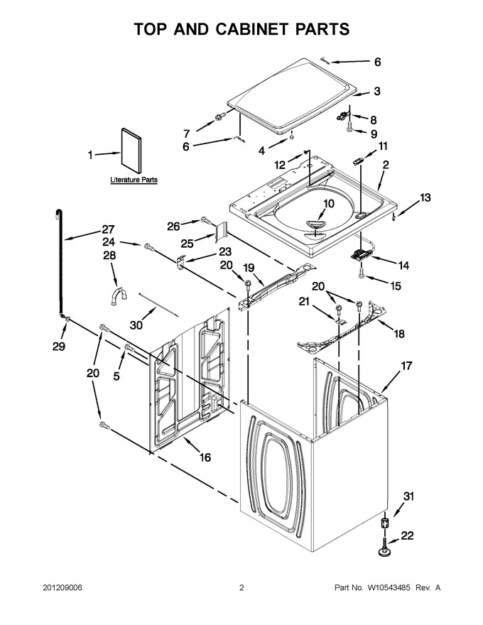 Diagram for 7MMVWC410AW0