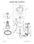 Diagram for 03 - Basket And Tub Parts