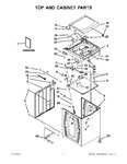 Diagram for 01 - Top And Cabinet Parts