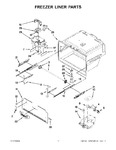 Diagram for 06 - Freezer Liner Parts