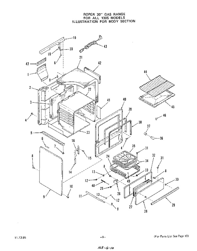 Diagram for 1305W0A