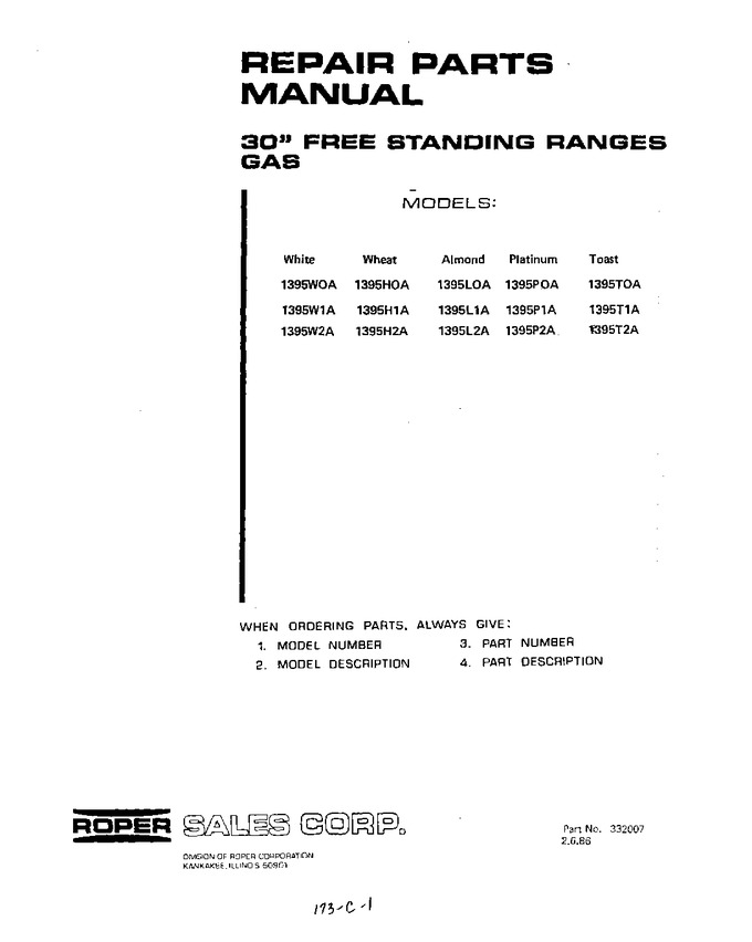 Diagram for 1395W0A