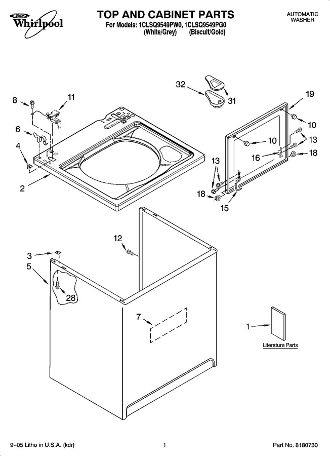 Diagram for 1CLSQ9549PG0