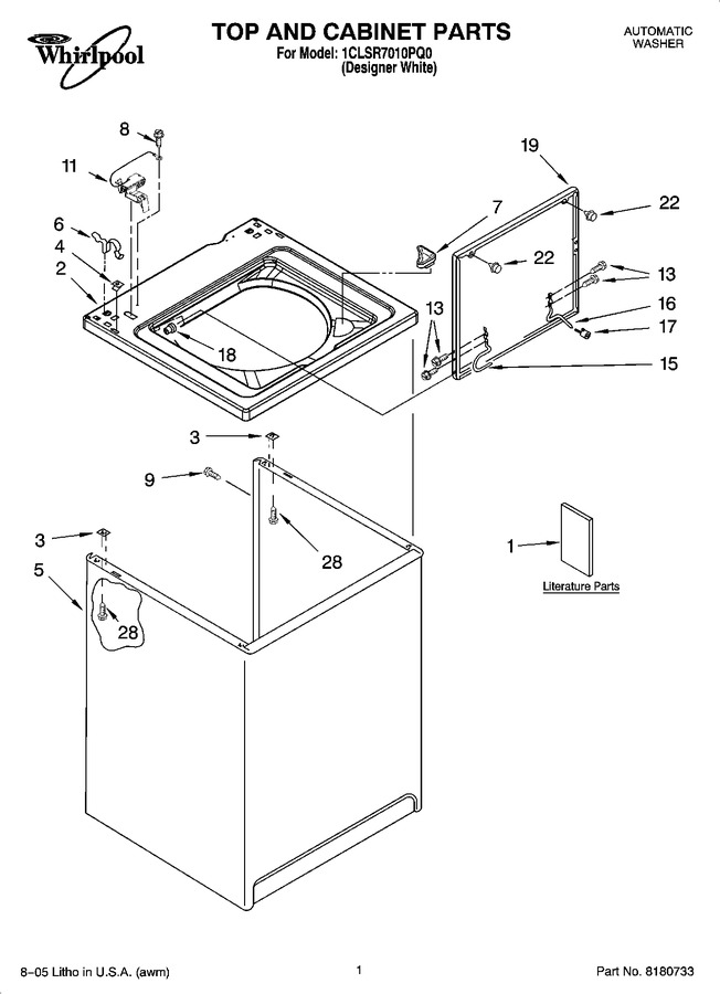 Diagram for 1CLSR7010PQ0