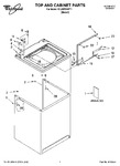 Diagram for 01 - Top And Cabinet Parts