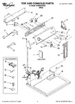 Diagram for 01 - Top And Console Parts