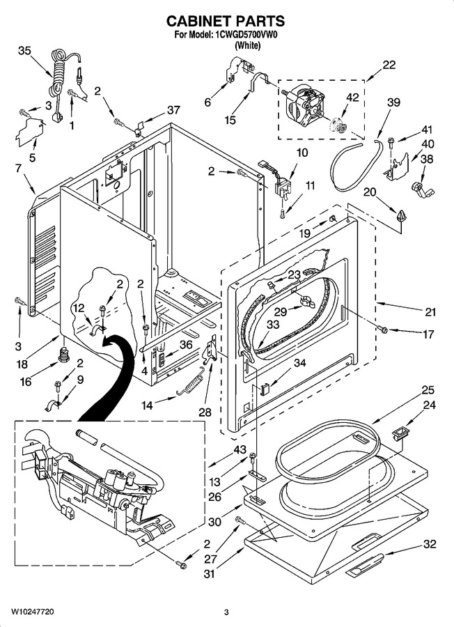 Diagram for 1CWGD5700VW0