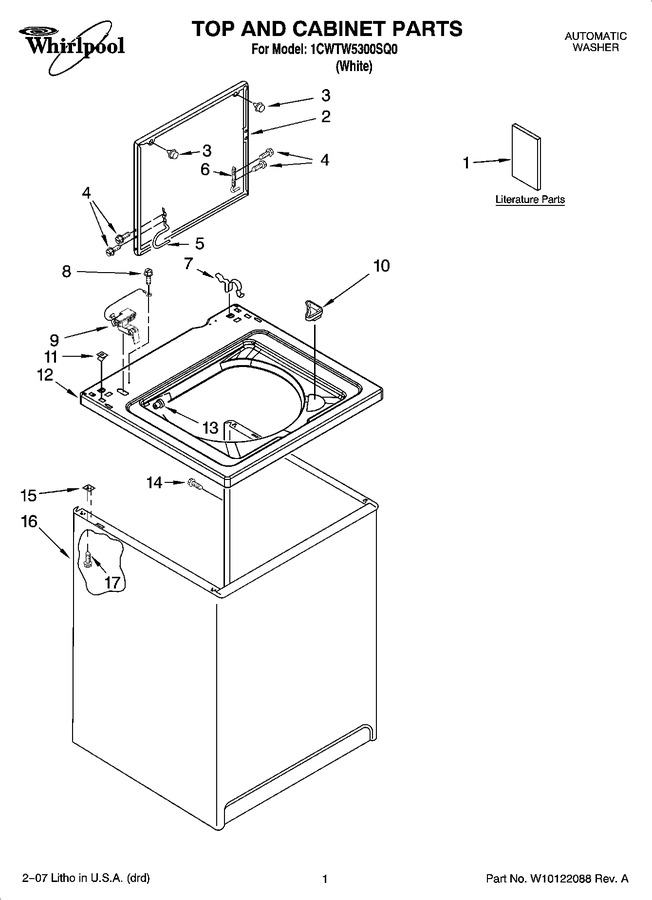 Diagram for 1CWTW5300SQ0