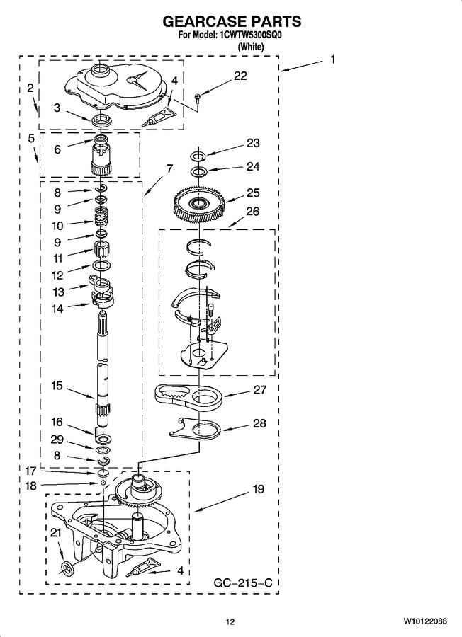 Diagram for 1CWTW5300SQ0