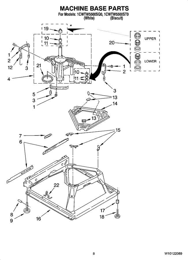Diagram for 1CWTW5500SQ0