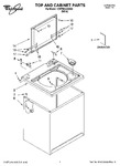 Diagram for 01 - Top And Cabinet Parts