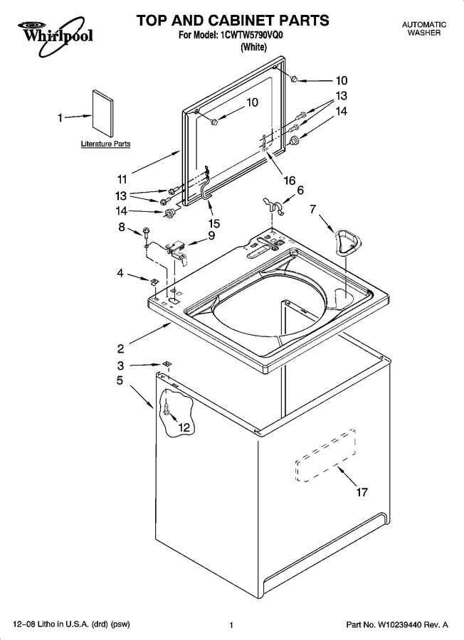 Diagram for 1CWTW5790VQ0