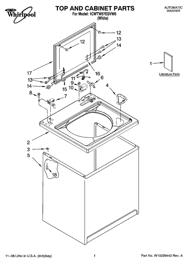 Diagram for 1CWTW57ESVW0