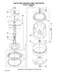 Diagram for 03 - Agitator, Basket And Tub Parts