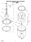 Diagram for 03 - Agitator, Basket And Tub Parts