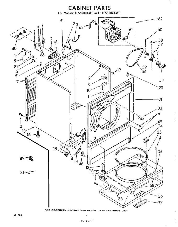 Diagram for LE5920XKW0