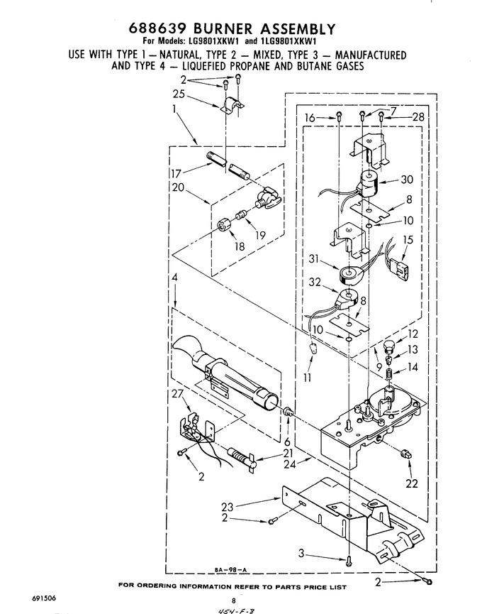 Diagram for LG9801XKW1