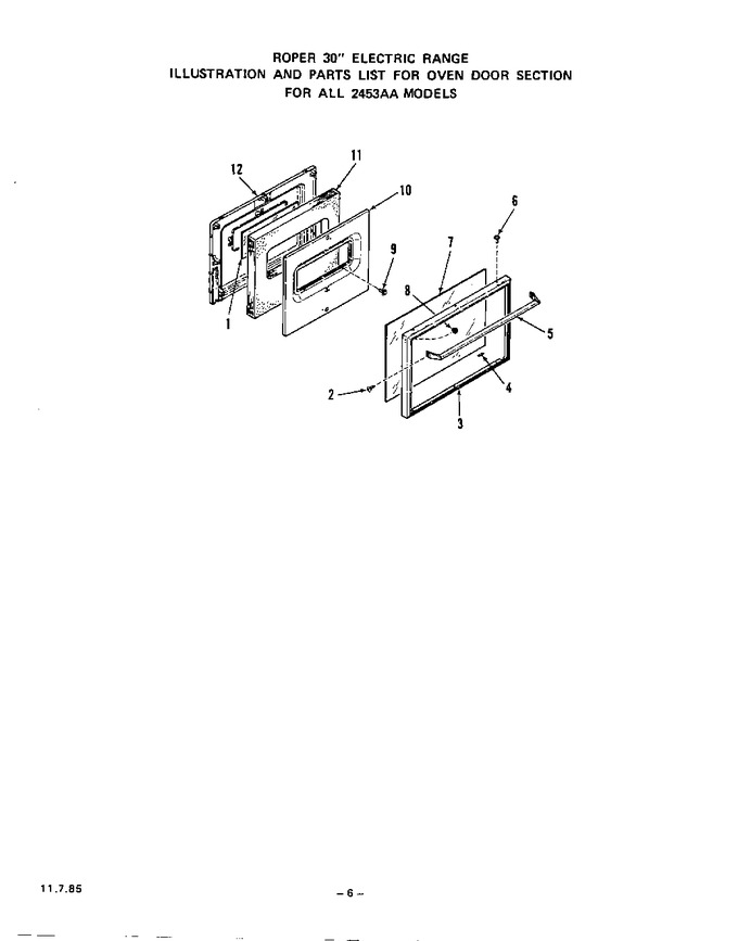 Diagram for 2453WAA