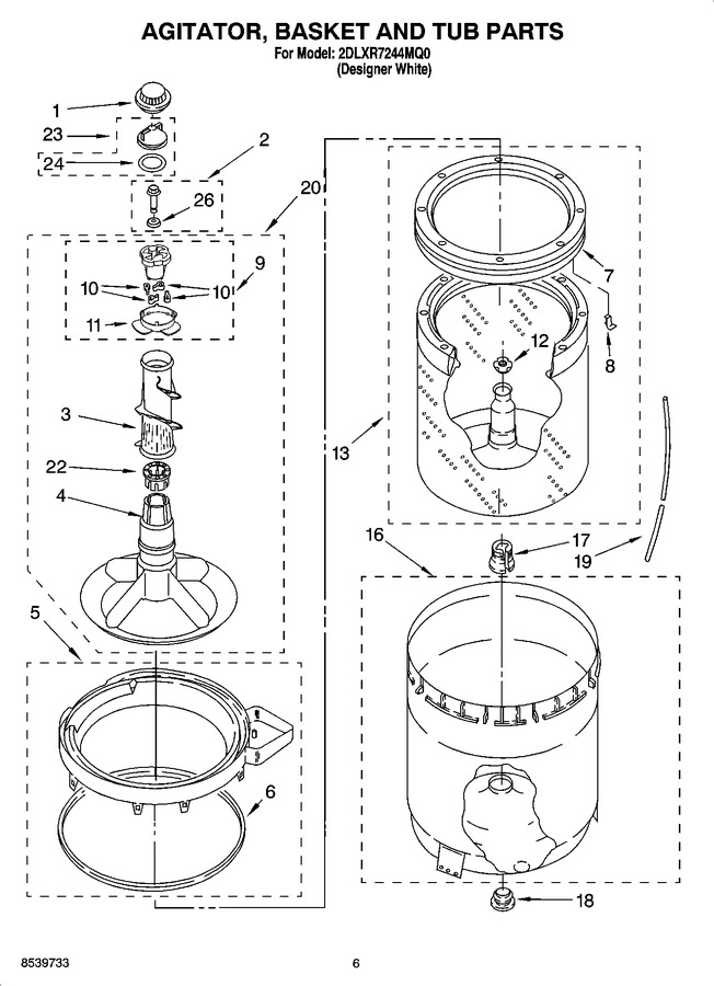 Diagram for 2DLXR7244MQ0