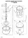 Diagram for 03 - Agitator, Basket And Tub Parts
