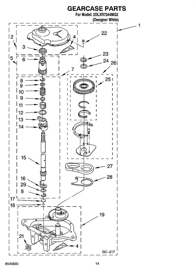 Diagram for 2DLXR7244MQ2