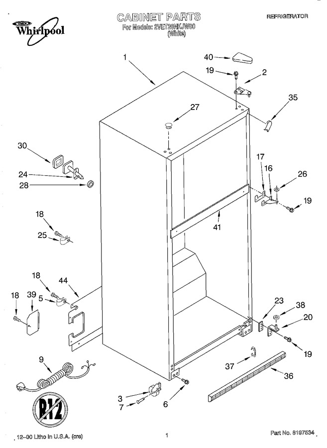 Diagram for 2VET20NKJW00